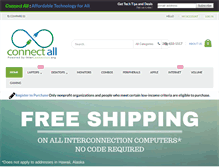 Tablet Screenshot of connectall.org